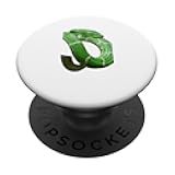 Green Tree Python Illustration Realistic Coiled Snake PopSockets Adhesive PopGrip