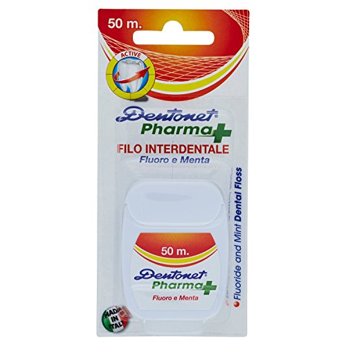 Dentonet - Pharma+, Filo Interdentale, Fluoro e Menta, 50 m -