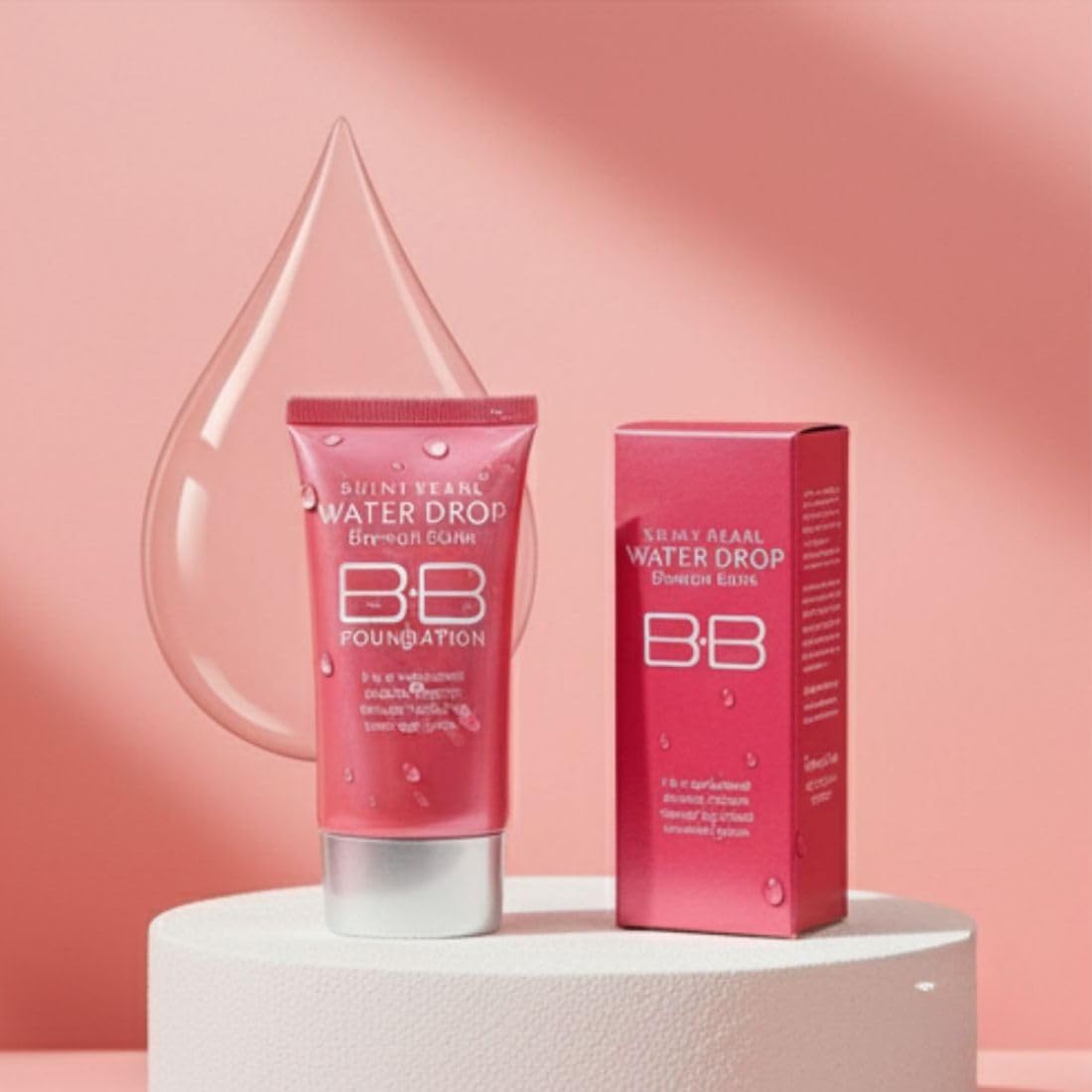 Shiny Pearl Water Drop BB Foundation, Professional Skincare Blemish Balm Treatment System, Whitening Cream-picture-28