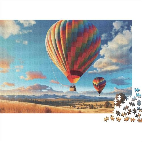 Rompecabezas de globos aerostáticos para adultos de 1000 piezas cartón 70x50