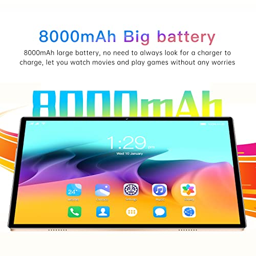 Tablet Android 12 (Pad 6Pro) 256GB, 8GB RAM, Tela de 10.1