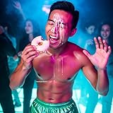 A Shirtless Asian Man Eating A Donut (Hard Mix)