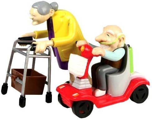 Wind-Up Racing Granny & Speeding Grandpa Grandad