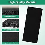 Cut to Fit Activated Carbon Filter Sheet, 48x16'' Charcoal Air Vent Filters Pad Carbon Pre Filter Black Range Hood AC Replacement Fabric Filters for Air Conditioner Diffusers