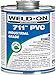 Weld-On 10119 Quart 711 Heavy Duty PVC Cement, Gray, 1-Pack