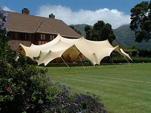 Wasserdichtes Stretchzelt für kommerzielle Hochzeit, Veranstaltung, Konzert, Bühne, Terrasse, Beduinen, Stretchzelt, Größe 12,2 x 9,8 x 4,6 m