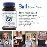 Dr. Schulze's Easy GO Bowel Mover - Formulated Gentle Laxative, Colon Toner & Stool Softener | 100% Plant Natural Bowel Cleanse - Promotes Regular & Complete Bowel Movements - 50 Count Vegan - Image 3