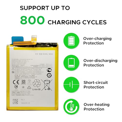 Image of GREEN FUSION New 0 Cycle Replacement Battery MG50 Compatible with Moto G9 Plus XT2087 with Tools & Instruction Manual