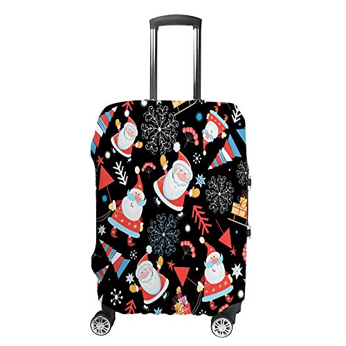 Housse de valise Noël lavable et protection anti-poussière voyage
