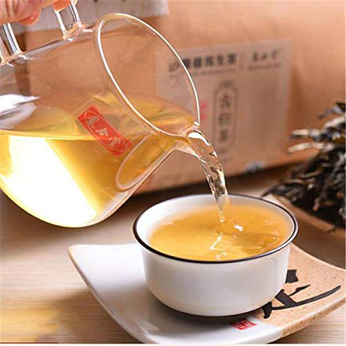 400g ï¼0.882LBï¼ Té Pu'er crudo Nuevo té Puer Yunnan Té Puer de árbol antiguo hecho a mano Té verde Té Pu-erh Ãrboles viejos Té Pu erh Té chino Té Puerh saludable Té verde Good Sheng cha - Imagen 5