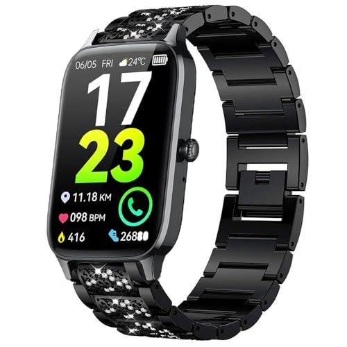Bracelet connecté Dyurwa P97 métal strass compatible Soudorv P97