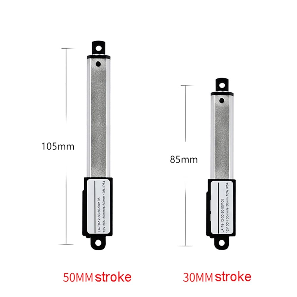 12V Micro Linear Actuator – 30mm Or 50mm Stroke, High Speed 30mm/s, CNC Control, For Robotics/VR - View #5