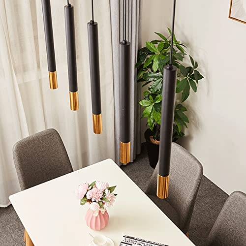 Lámpara colgante de techo con luz neutral LED y lámpara de cabecera moderna 5