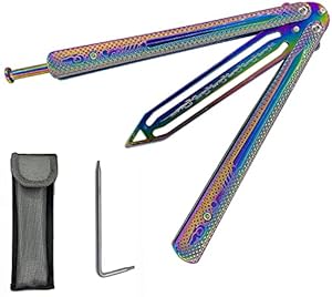 BILYSKEP Butterfly Trainer Trainingsmesser Regenbogen