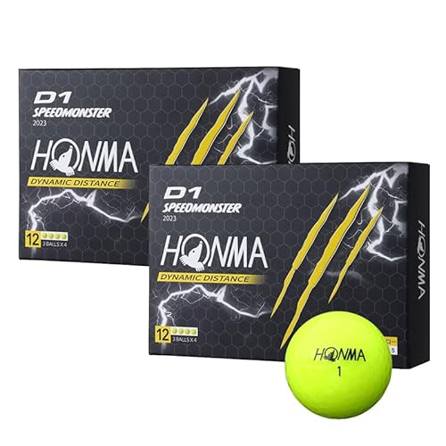 �y2�_�[�X�Z�b�g�z�{�ԃS���t HONMA D1 SPEEDMONSTER �X�s�[�h�����X�^�[(�X�s����) 2023�N���f�� BT2302 2�_�[�X�i24����j�S���t�{�[�� (�C�G���[)