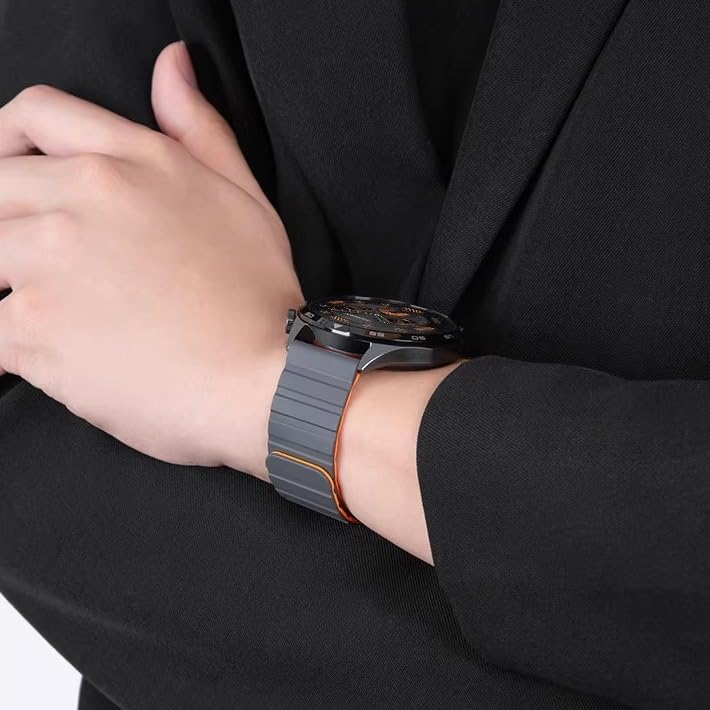 22mm Bracelet de montre pour Huawei montre bracelet montre 4Pro GT3/GT4 magnétique Silicone pour Samsung bracelet universel