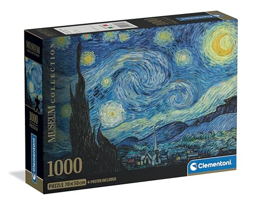 Clementoni - Puzzle Van Gogh 1000 Pezzi Arte per Adulti e Ragazzi,...