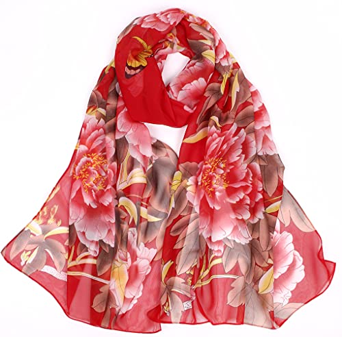 Scarfs for Women Summer Breathable Lightweight Scarf Slim Polyester Long Soft Neck Scarves2