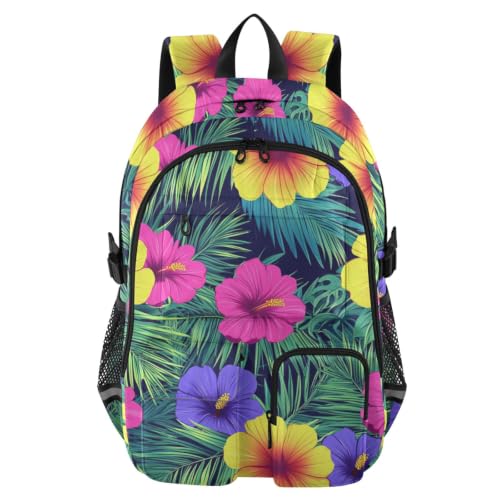 Mochila para laptop estilo hawaiano ideal para las clases de los adolescentes