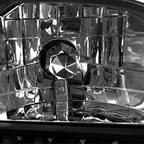 Akkon - 1 Piece Set For 2001 2002 2003 2004 Toyota Tacoma Pickup Truck Black Headlights W/Black Trim Corner Signal Lamps #TOP3