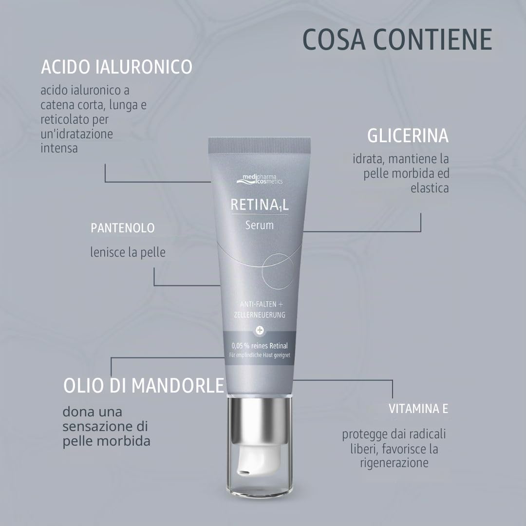 Retinal Serum mit 0,05% Retinal, 30 ml Crema