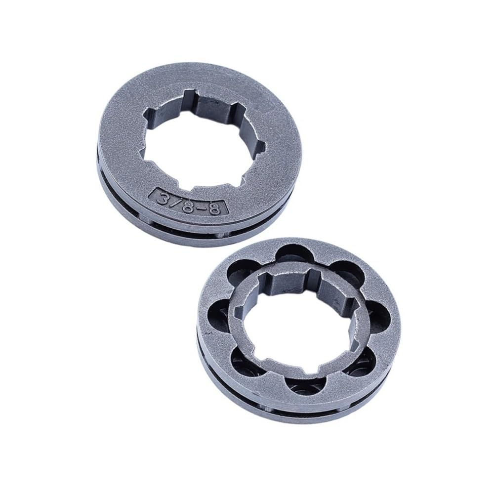 Pignon à Jante 3/8" 8 Dents de Remplacement pour Tronçonneuse Thermique HUS 390 395 372
