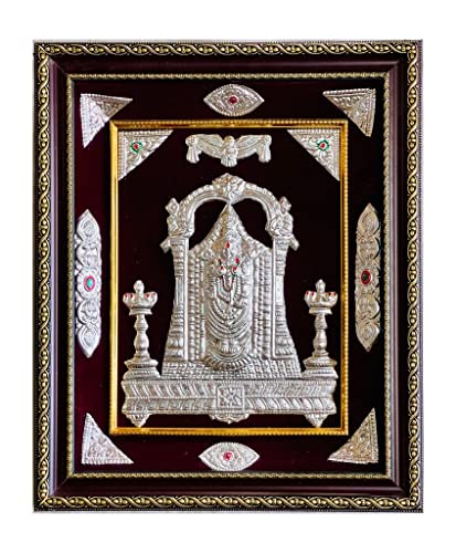 Image of 999 Silver Photo Frames - Venkateshwara - 16x19 inch - 25 grams