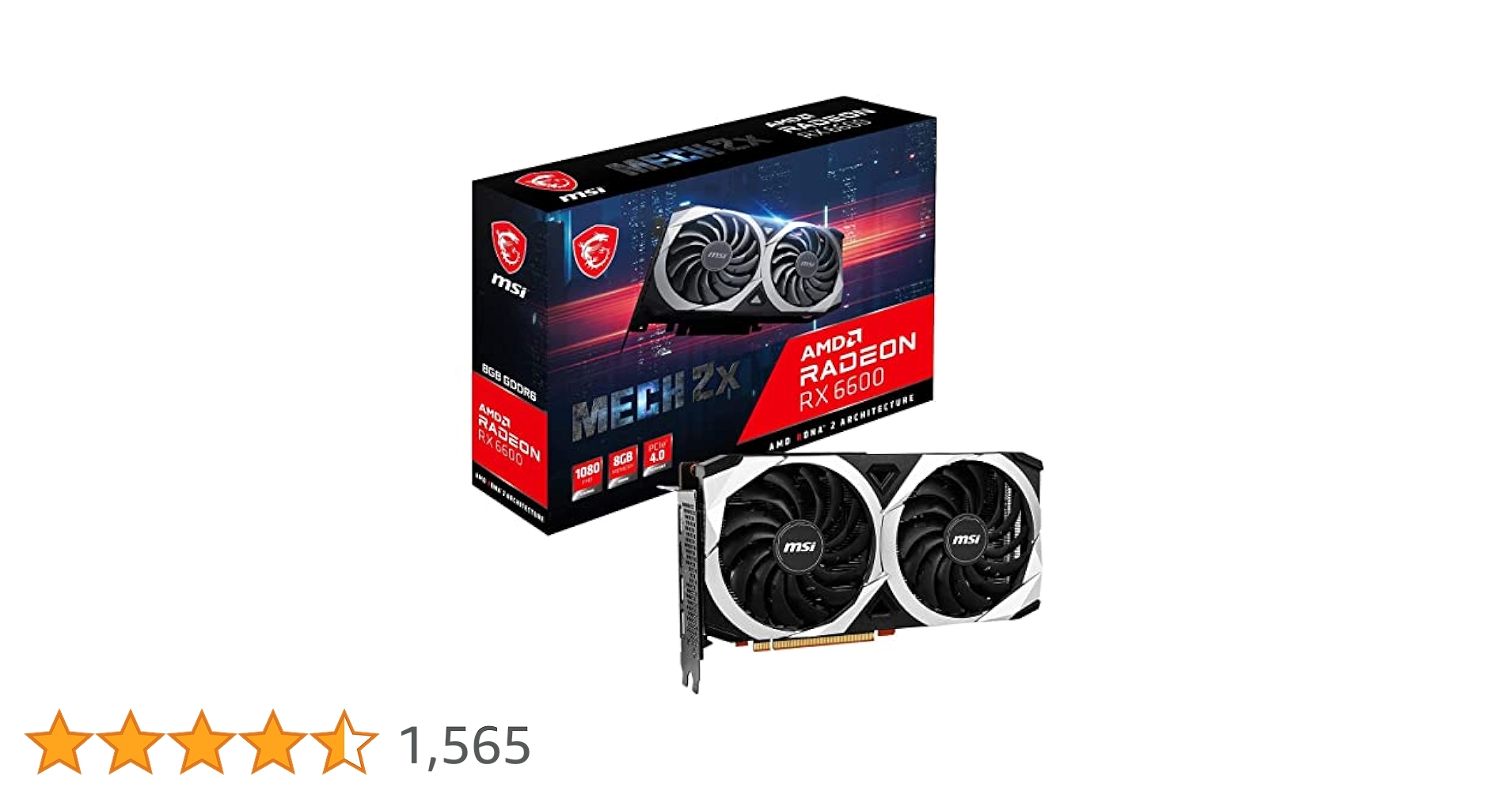 【専用】MSI AMD Radeon RX6600【M.I様】 Amazon.com: MSI Radeon RX 6600 MECH 2X 8G Graphics Card 8GB