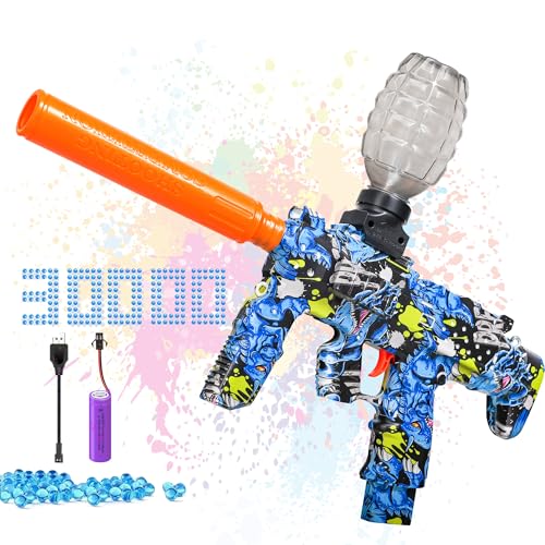 Electric Gel Ball Blaster,Automatic Splatter Ball Blaster,Rechargeable Splatter Ball Toys for Outdoor Activities Shooting Game Party,Ideal Gift for...
