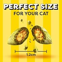 Dreamies Catnip Katzensnacks mit Minze – Traumhaft knusprige Taschen mit zarter Füllung, 2 x 350g – Ansicht 6