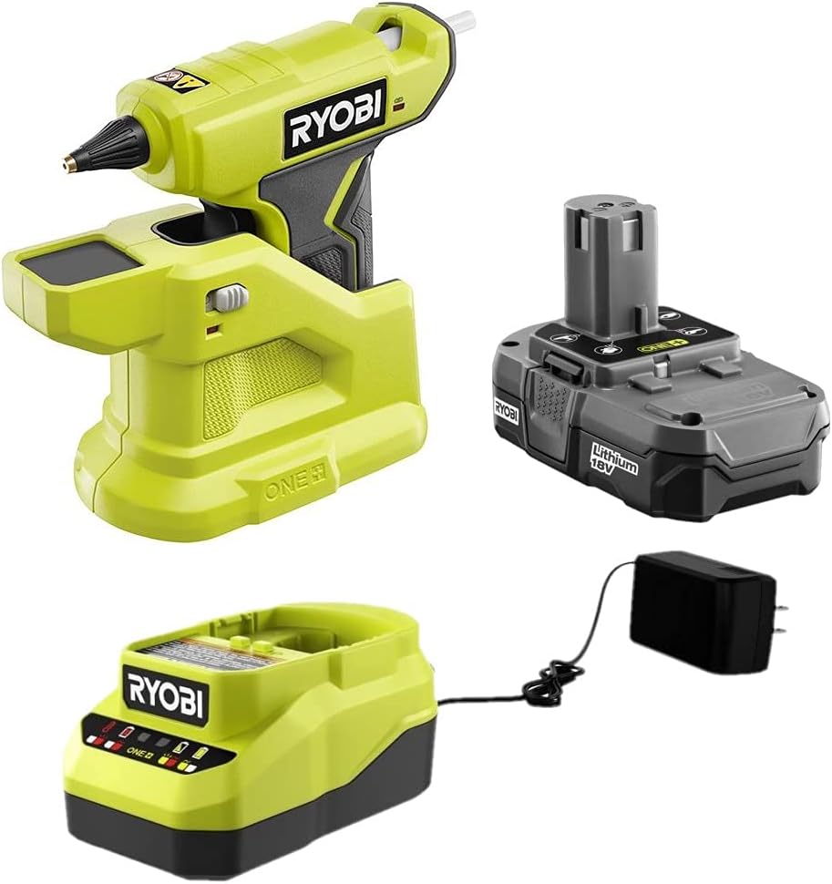 18-Volt Cordless Compact Glue Gun Combo Kit with Battery and Charger (NO Retail Packaging, Comes in Bulk Packaging) : Tools & Home Improvement