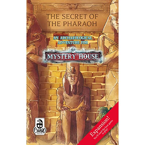 Mystery House The Secret Of The Pharaoh Expansion | Escape Room Game For Kids And Adults | Cooperative Adventure Game | Age 12+ | 1-5 Players | Avg. Playtime 60 Minutes | Made By Cranio Creations #TOP1