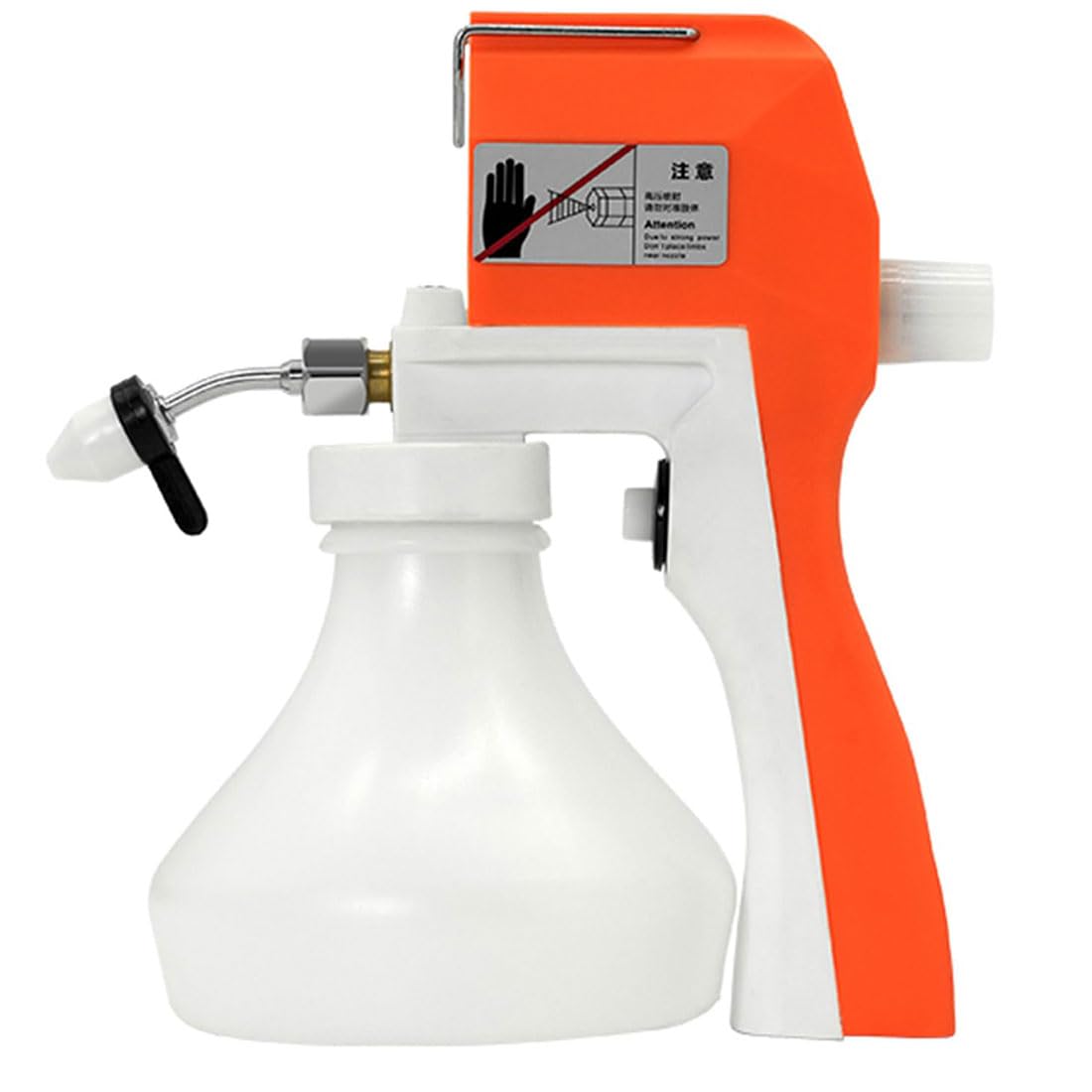 Pistola de limpieza textil con capacidad de 0,65 L y flujo de chorro de 1-2 ML/S