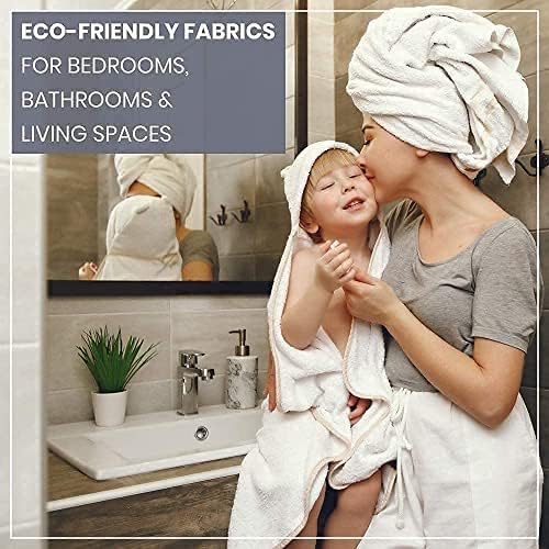 Miniatura 3 de CHATEAU HOME COLLECTION Toallas de baño para baño, 100% algodón hilado en anillo ultra suaves, esponjosas y extra absorbentes, juego de 4, toallas