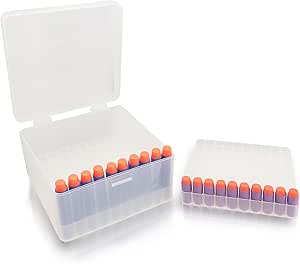 Amazon.com: TORMEN Foam Darts Storage Box, Portable Plastics Store Case ...
