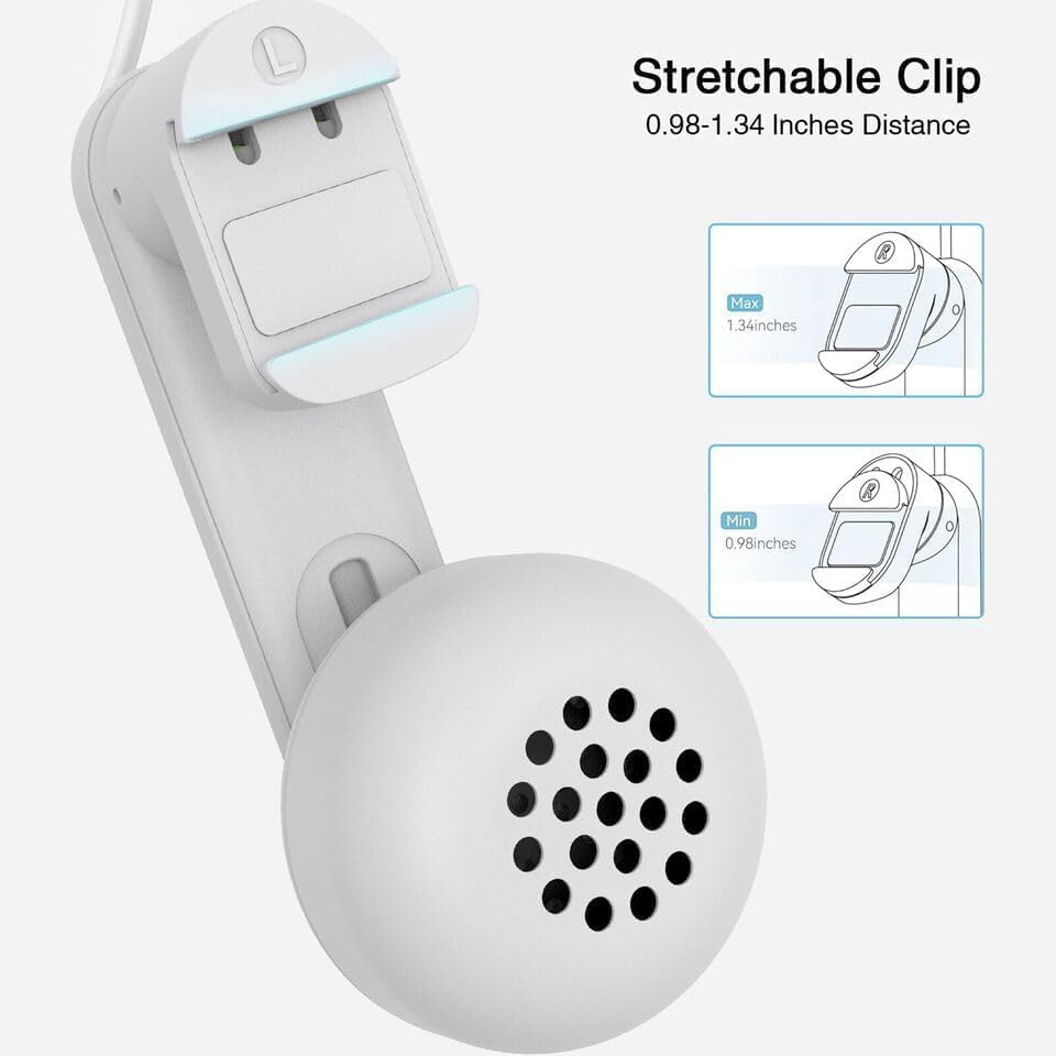 VR Headset Clip-on Headphones Sound Audio VR Accessories Fit for Quest 3/ Quest 2