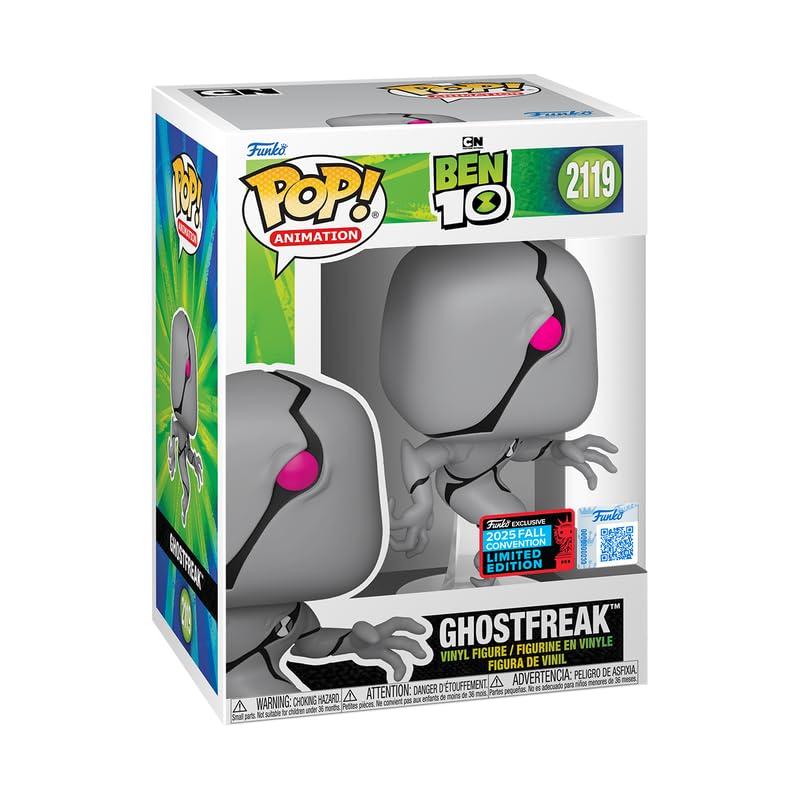 Amazon.com: Funko Pop! Animation Ben 10 Ghostfreak Vinyl Figure