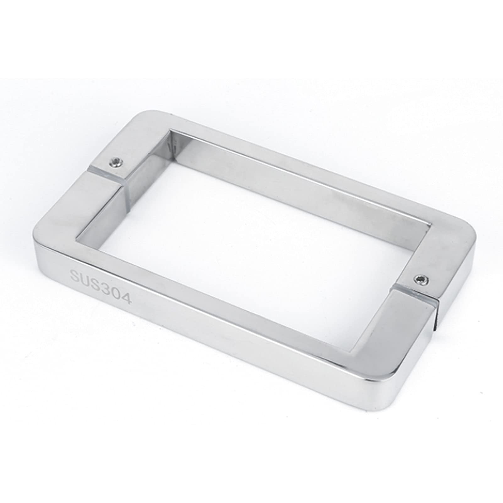 Poignée de porte en acier inoxydable coulissante blanche pour panneau intérieur