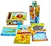 Toys of Wood Oxford TOWO Puzzle con Cubi di Legno - Puzzle in Legno con 9 Pezzi per Creare 6 Immagini di Animali Selvatici - con Scatola in Legno - Puzzle per Bambini di 2 Anni