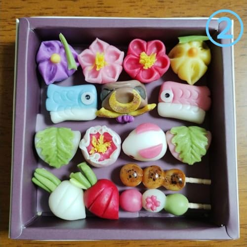 Amazon.co.jp: ②フェイクスイーツ和菓子「端午の節句の和菓子」食品