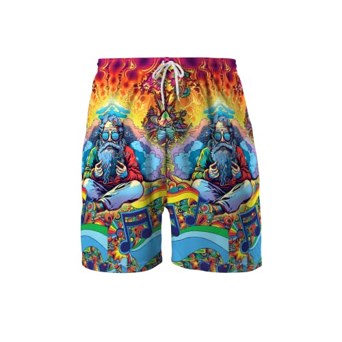 Octopus Lovers Hawaiian Shorts for Men - Ocean Octopus Men's Summer Beach Swim Trunks Series No. 05