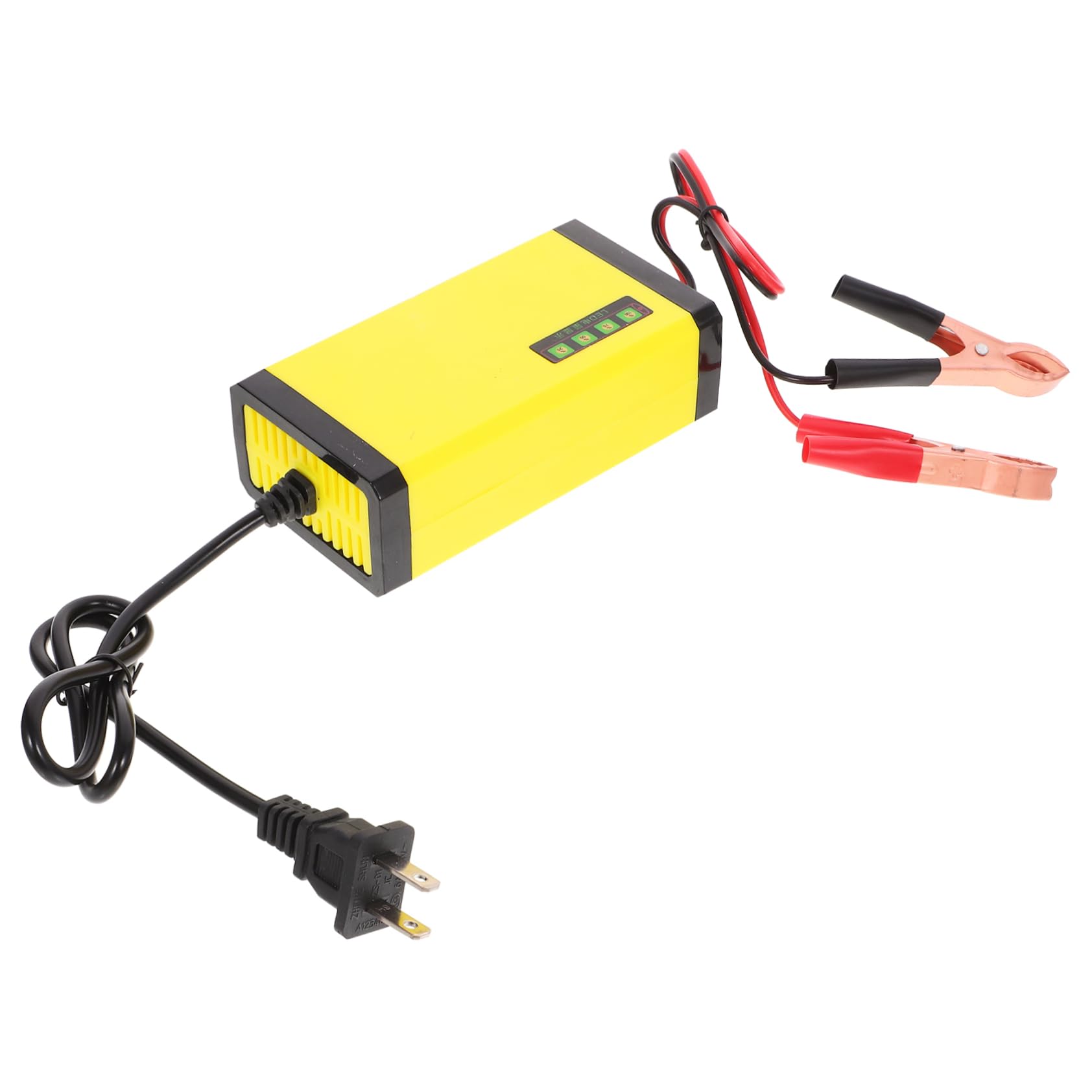 LIFKOME 12v 2a Motorcycle Battery Charger Volt Charger Trickle Equivalent Portable Power Display Automotive Battery (us Plug)