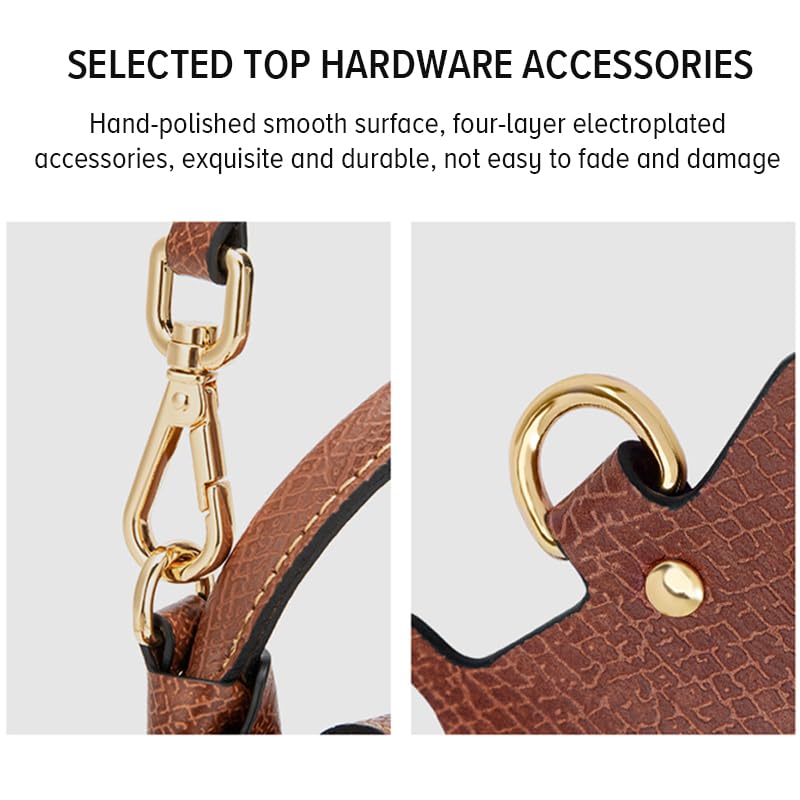 Image of Vachetta Leather Purse Strap Replacement for Longchamp Strap Kit