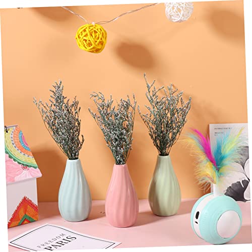 Ramo de flores secas Gypsophila 3 ramos decorativos artificiales miniatura 3