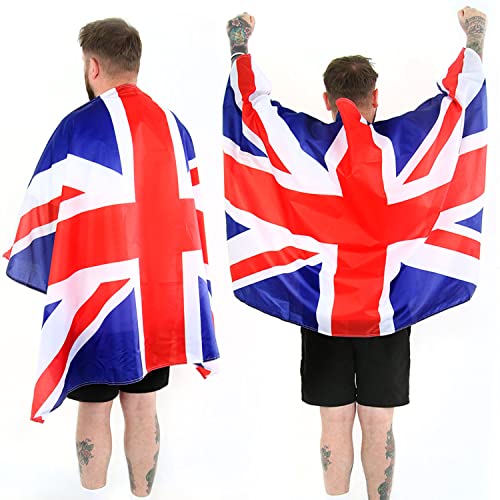 I LOVE FANCY DRESS LTD Union Jack - Bandera de Reino Unido - Bandera británica, eventos deportivos, fiestas Jubilee Street, festivales y celebraciones (paquete de 2)
