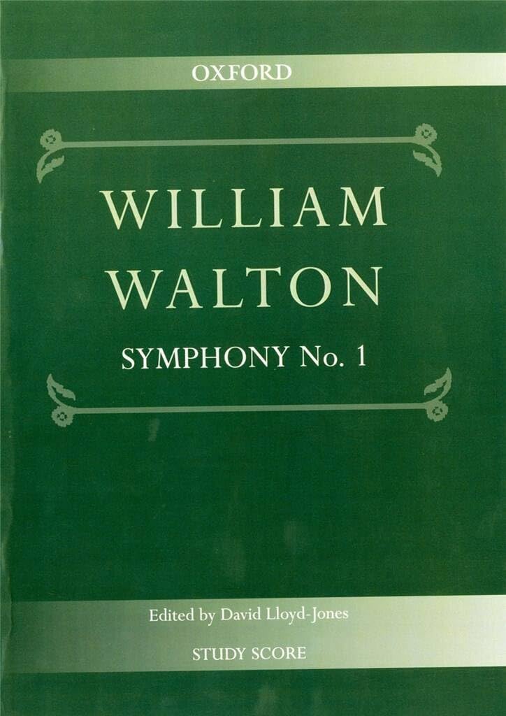 Symphony No. 1: Study score: 9 (William Walton Edition)