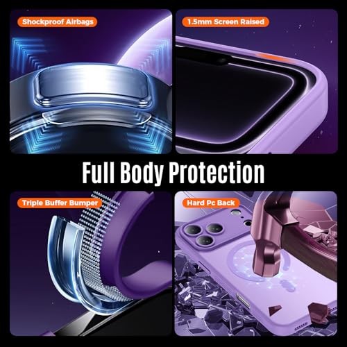 Image of Symcele Designed for iPhone 17 Pro Max Case,Light Purple