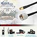 WIZACE 10 ft SMA Male to PL259 UHF S-MR240 Extension Cable (50 Ohm), Pure Copper Coaxial Cables for RF Applications,Antenna Analyzer,Handheld HAM & CB Radio,SWR Meter,Dummy Load