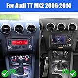 4+64G Car Stereo Compatible for Audi TT MK2 2006-2014 Android 13 Car Stereo GPS Navigation In-Dash Head Unit 9 Touch Screen w/Wireless Carplay & Android Auto Car Radio Receiver w/Rearview Camera Mic - Image 2