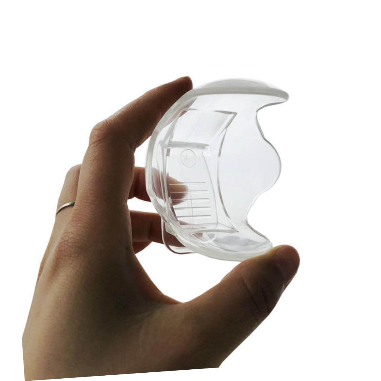 Alasum Porte-balles de Tennis Clip Ceinture Transparent en Abs Support Portable pour Balles Universelles